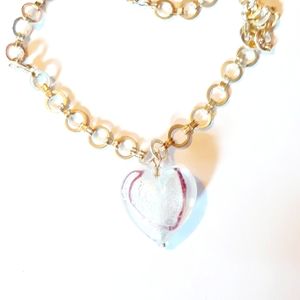 Silver Heart Pendant Necklace